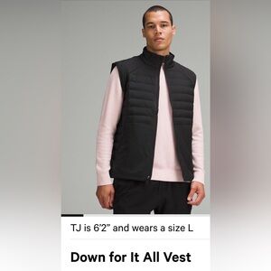 Lululemon don for it all vest